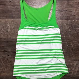 Lululemon tank top strip front